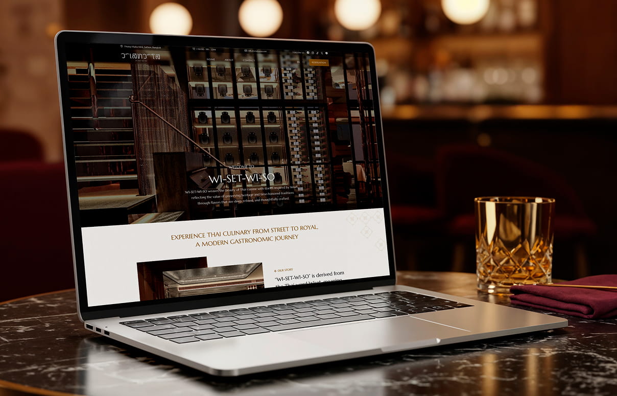 เว็บไซต์ร้านอาหาร ร้านอาหารไทย