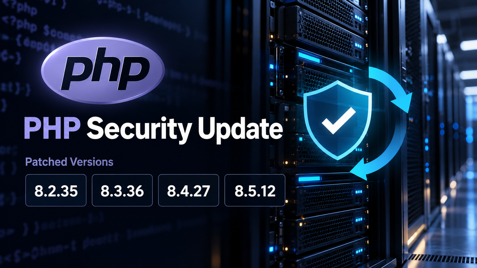 เวอร์ชัน PHP ที่แก้ไข PHP2Shell ได้แก่ 8.2.35, 8.3.36, 8.4.27 และ 8.5.12